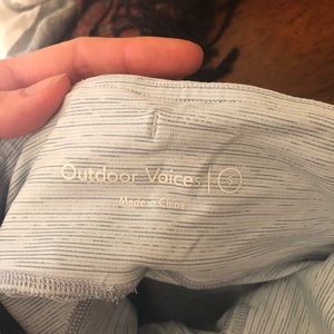 Outdoor Voices - Ice Blue 7/8 Tech Sweat Leggings